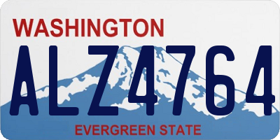 WA license plate ALZ4764