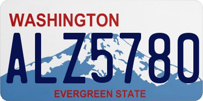 WA license plate ALZ5780