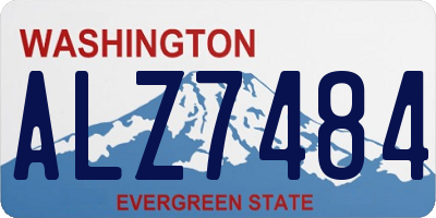 WA license plate ALZ7484