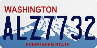 WA license plate ALZ7732