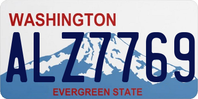 WA license plate ALZ7769