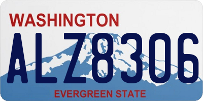 WA license plate ALZ8306