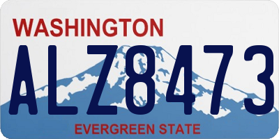 WA license plate ALZ8473