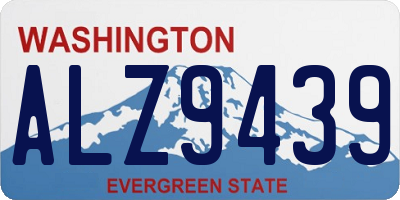 WA license plate ALZ9439