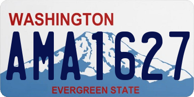 WA license plate AMA1627