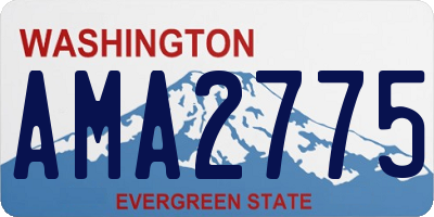 WA license plate AMA2775