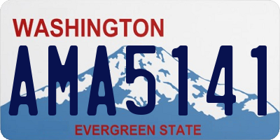 WA license plate AMA5141
