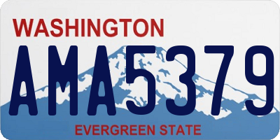 WA license plate AMA5379