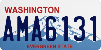 WA license plate AMA6131