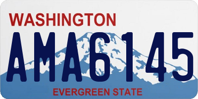 WA license plate AMA6145