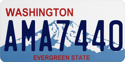 WA license plate AMA7440