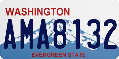 WA license plate AMA8132
