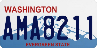 WA license plate AMA8211