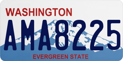 WA license plate AMA8225