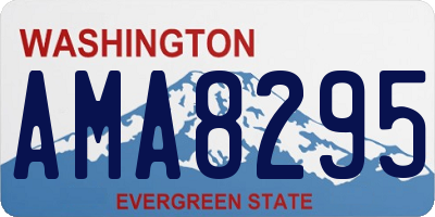 WA license plate AMA8295