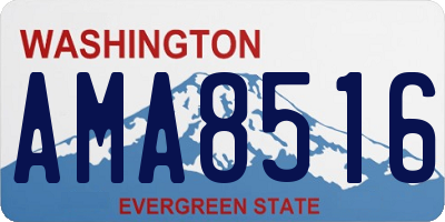 WA license plate AMA8516