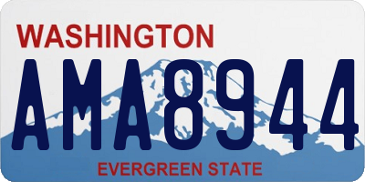 WA license plate AMA8944