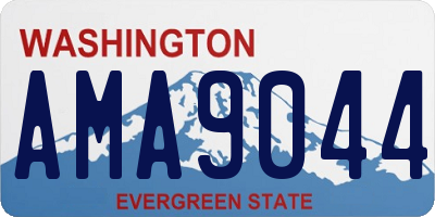 WA license plate AMA9044