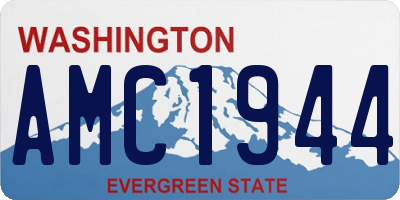 WA license plate AMC1944
