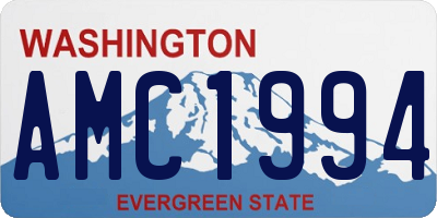 WA license plate AMC1994