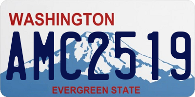 WA license plate AMC2519
