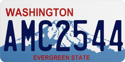 WA license plate AMC2544