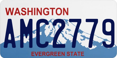 WA license plate AMC2779