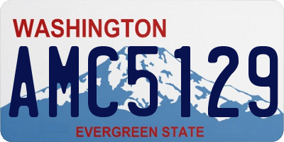 WA license plate AMC5129