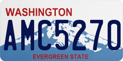 WA license plate AMC5270