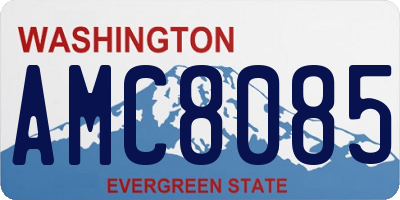 WA license plate AMC8085