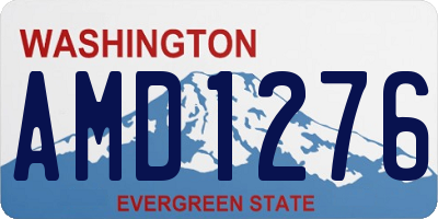 WA license plate AMD1276