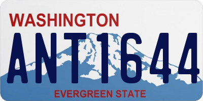 WA license plate ANT1644