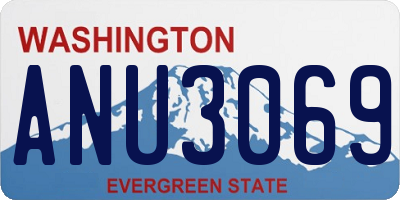 WA license plate ANU3069