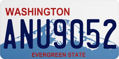 WA license plate ANU9052