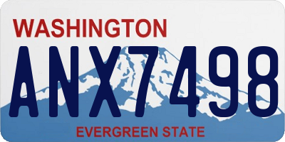 WA: ANX7498 license plate - Rate driver! - rate-driver.com