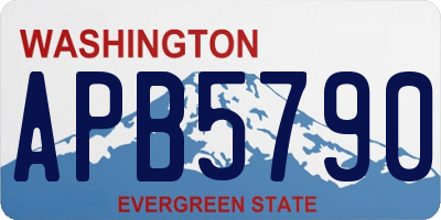 WA license plate APB5790