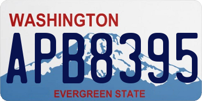 WA license plate APB8395