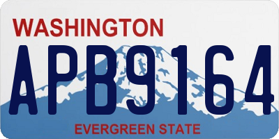 WA license plate APB9164