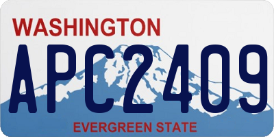 WA license plate APC2409