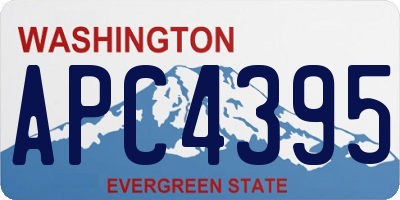 WA license plate APC4395