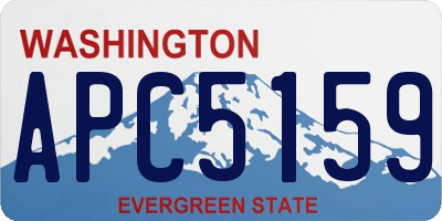 WA license plate APC5159