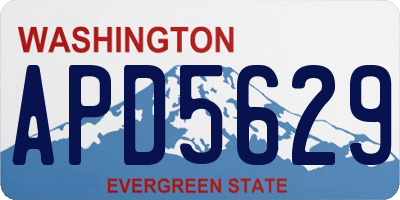 WA license plate APD5629