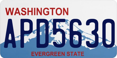 WA license plate APD5630