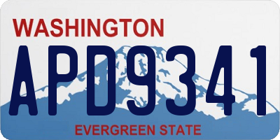WA license plate APD9341
