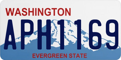 WA license plate APH1169