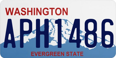 WA license plate APH1486