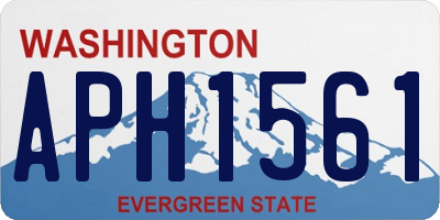 WA license plate APH1561