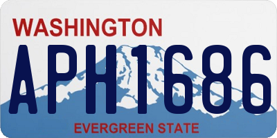 WA license plate APH1686