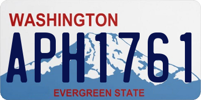 WA license plate APH1761
