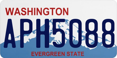 WA license plate APH5088